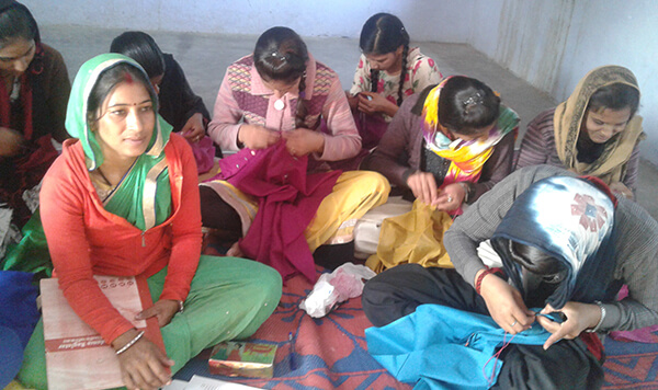 Women SHG - Stitching Training at Sirani Village
