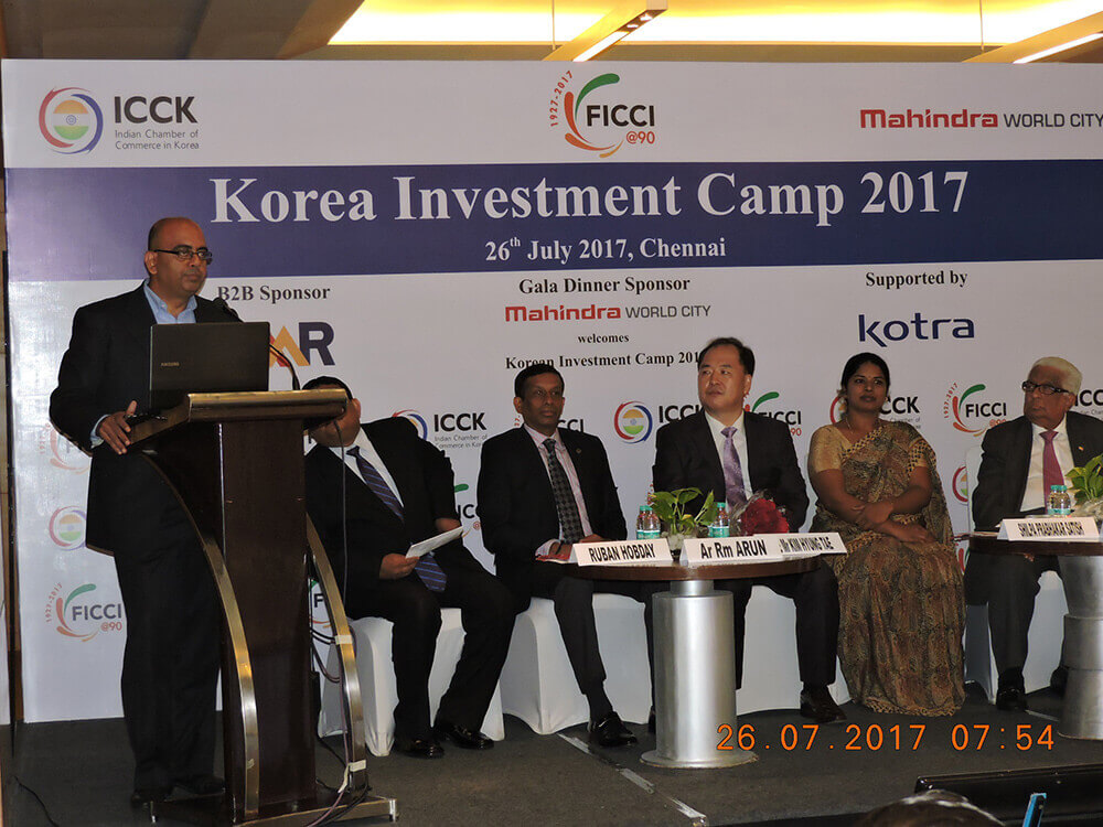 Glimpse of korea investment camp at MWC Chennai
